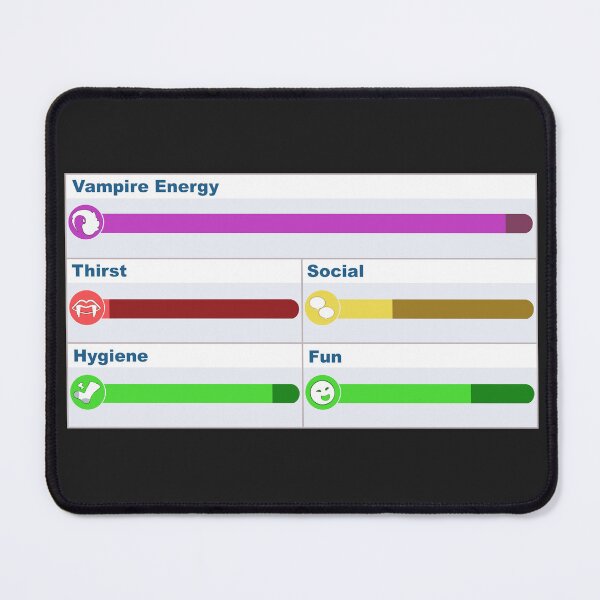 Item preview, The Sims Vampire Stat Bar designed and sold by Kathryn Hepburn.