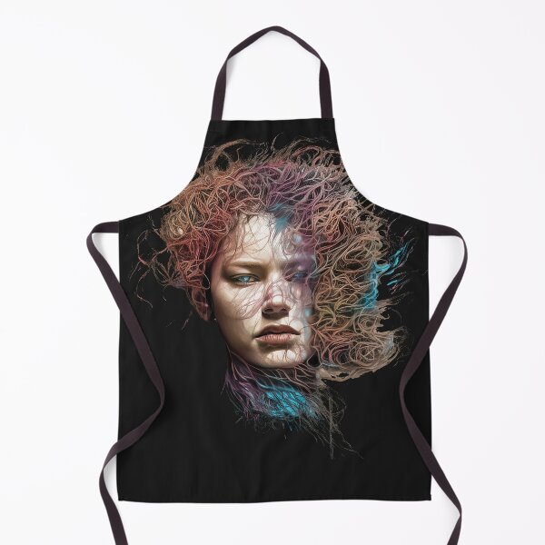 Item preview, portrait of beauty 11(no background)-fantasy-bold styles-dreamy mood-madness-abstract designed and sold by Hermossa-Art.