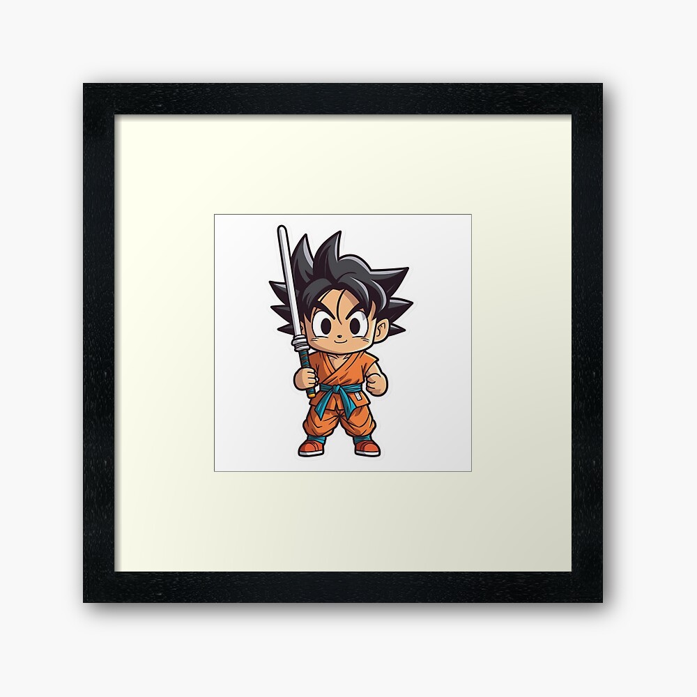 Dragonball Sticker - Goku Chibi 4 Canvas Print for Sale by PuppyPals3