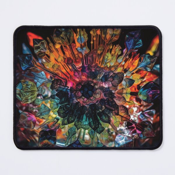 Item preview, Kaleidoscope of Vibrant Hues: Microscopic Abstract Art #5 designed and sold by PopPopGfx.