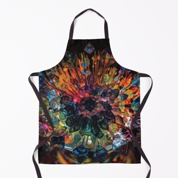 Item preview, Kaleidoscope of Vibrant Hues: Microscopic Abstract Art #5 designed and sold by PopPopGfx.