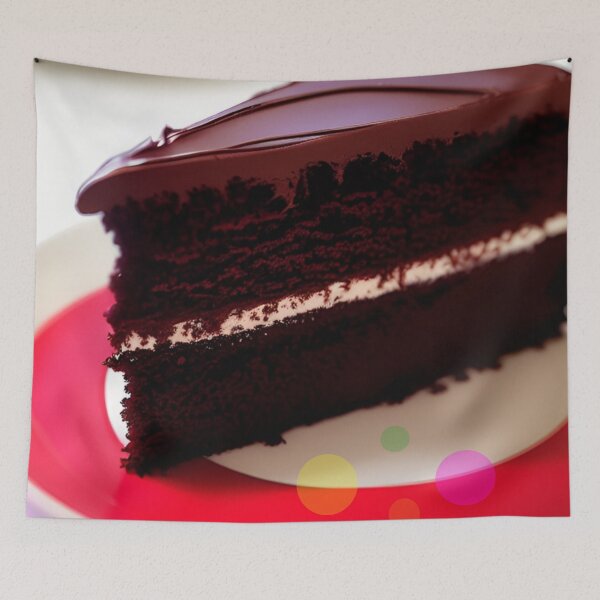Item preview, Indulgence: A Tempting Slice of Decadent Chocolate Cake designed and sold by masabo.