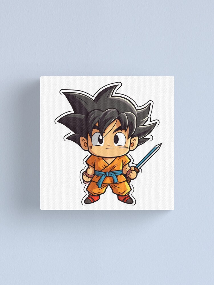 Dragonball Sticker - Goku Chibi 7 Art Print for Sale by PuppyPals3