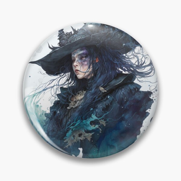 Item preview, Watercolour Water Witch Print  designed and sold by OdinInk.