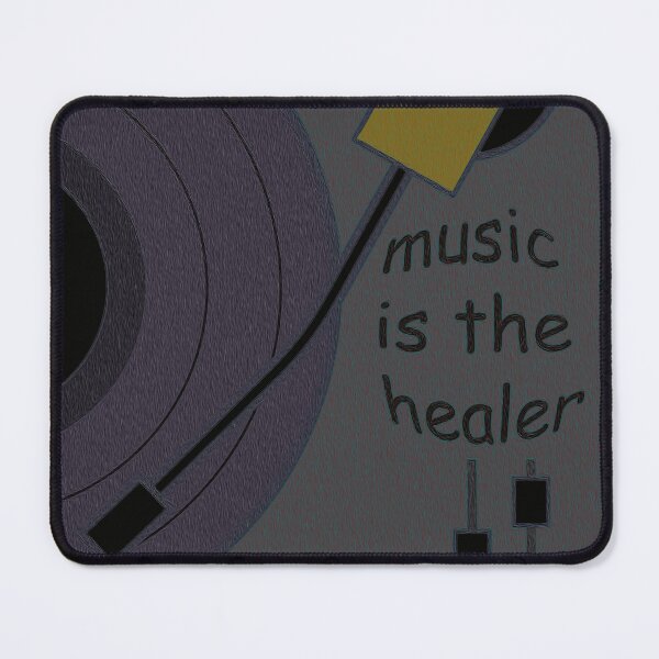Item preview,  Music is the healer, let it play designed and sold by Nick Pautrat.