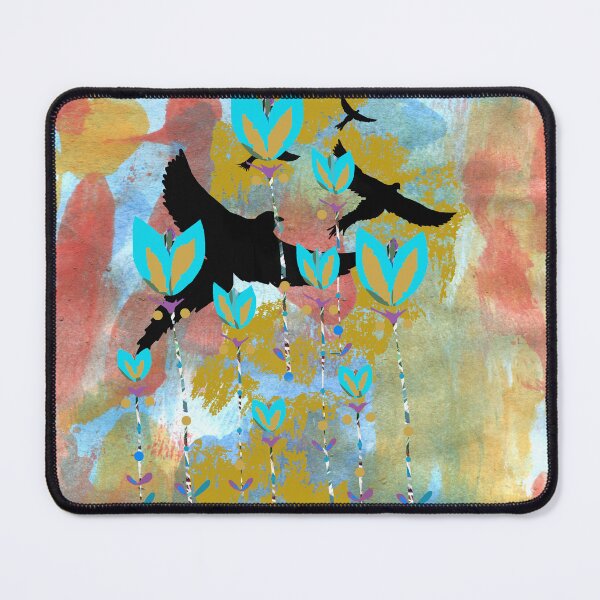 Item preview, Watercolor, black bird sky designed and sold by ZjalDesign.