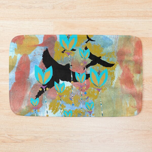 Item preview, Watercolor, black bird sky designed and sold by ZjalDesign.