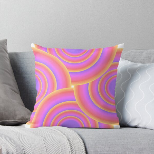 Item preview, Yellow, orange, pink, purple, circles, designed and sold by Artistkhg.