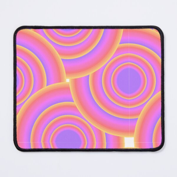 Item preview, Yellow, orange, pink, purple, circles, designed and sold by Artistkhg.