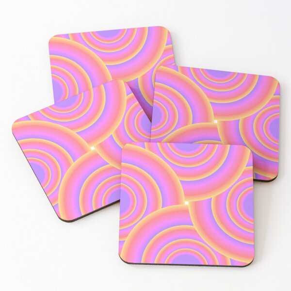 Item preview, Yellow, orange, pink, purple, circles, designed and sold by Artistkhg.