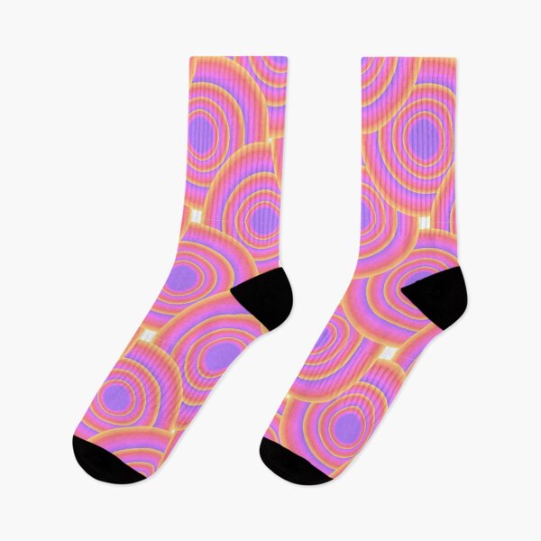 Item preview, Yellow, orange, pink, purple, circles, designed and sold by Artistkhg.