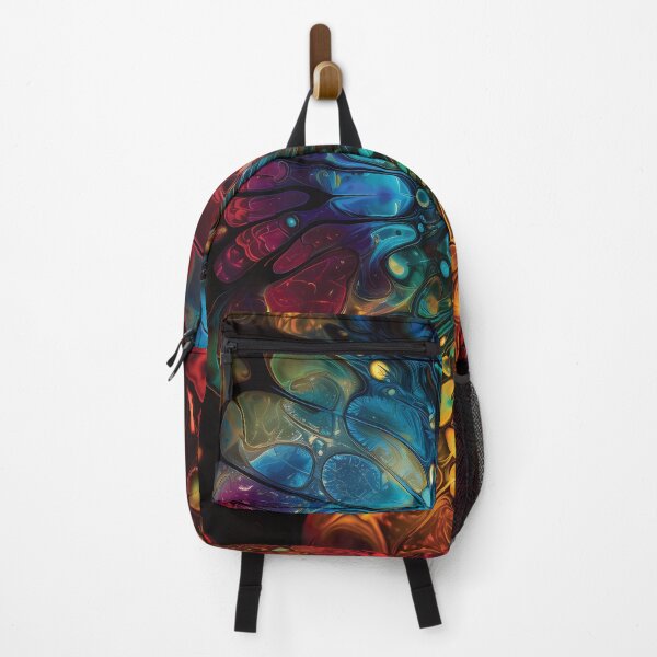 Item preview, Kaleidoscope of Vibrant Hues: Microscopic Abstract Art #4 designed and sold by PopPopGfx.