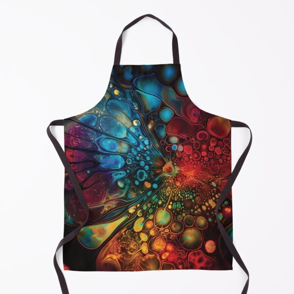 Item preview, Kaleidoscope of Vibrant Hues: Microscopic Abstract Art #4 designed and sold by PopPopGfx.