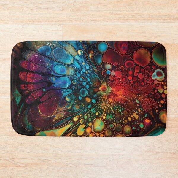 Item preview, Kaleidoscope of Vibrant Hues: Microscopic Abstract Art #4 designed and sold by PopPopGfx.