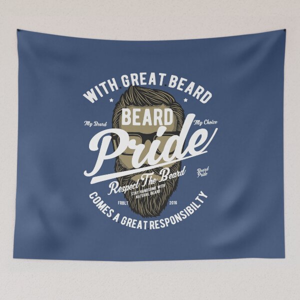 Item preview, Beard Pride - Respect The Beard designed and sold by flipper42.