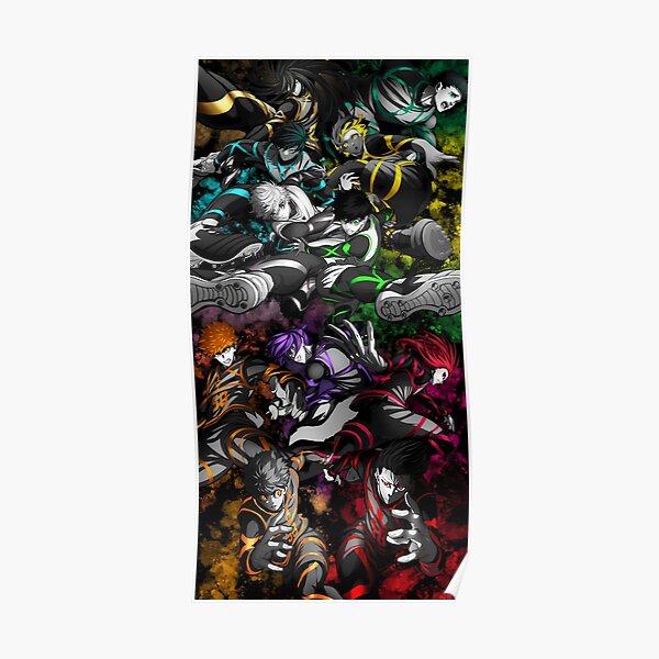 Art de la serrure bleue Poster