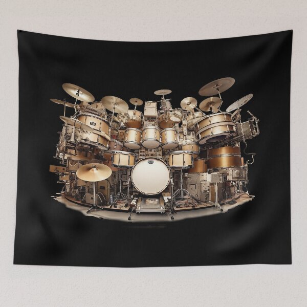 Item preview, Monster Drum Kit designed and sold by WallGarden.