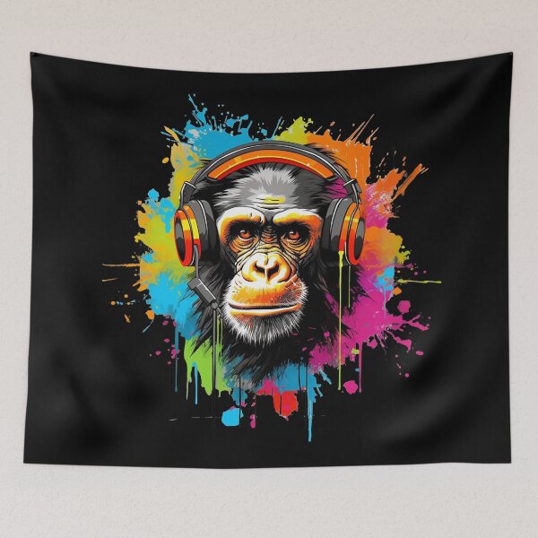 Item preview, Monkey Headphones designed and sold by WallGarden.