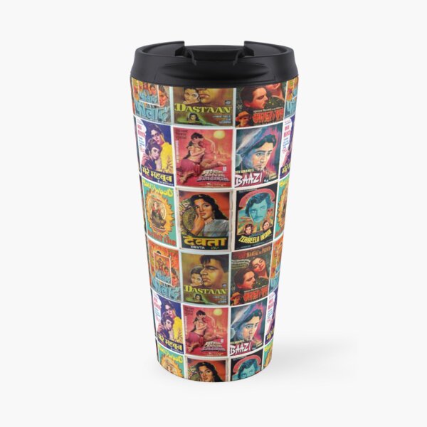 Vintage Bollywood Pattern Travel Mug