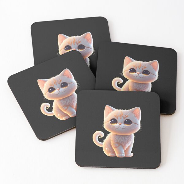 Item preview, Very Cute Cat Miaw Digital Chibi Art designed and sold by ChibiArtline.