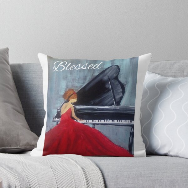 Item preview, Woman and piano  designed and sold by Bevhughesart.