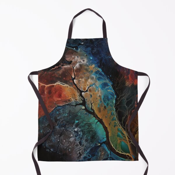 Item preview, Cosmic Landscape Microscopic Abstract Art #8 designed and sold by PopPopGfx.