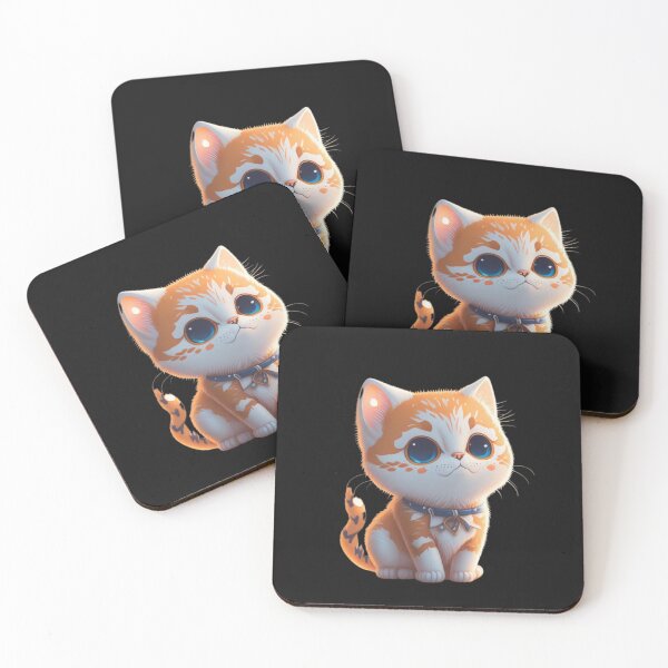 Item preview, Very Cute Cat Miaw Digital Chibi Art designed and sold by ChibiArtline.