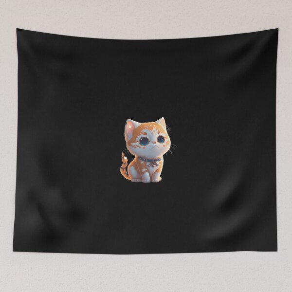 Item preview, Very Cute Cat Miaw Digital Chibi Art designed and sold by ChibiArtline.