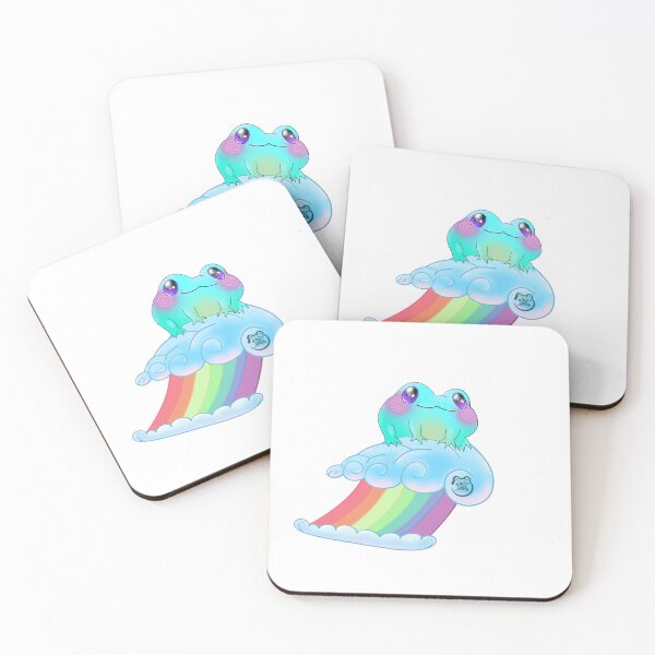 Item preview, Rainbow Cloud Frog designed and sold by KageDunlopMerch.