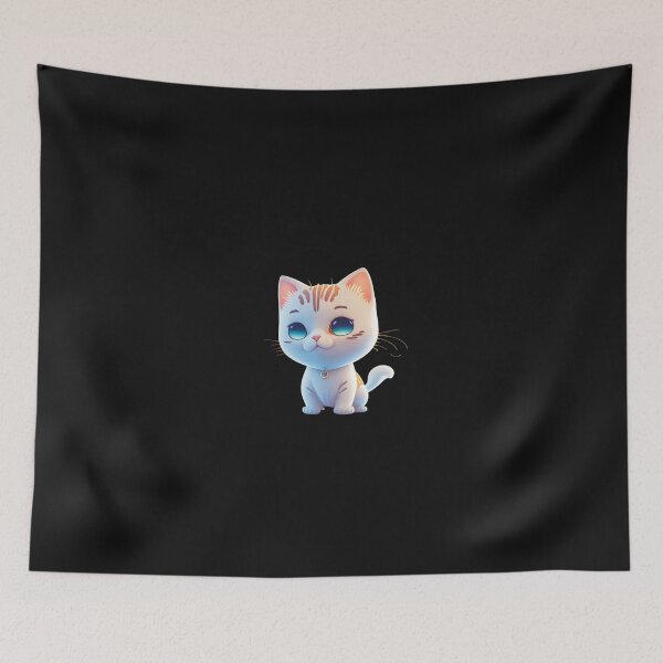 Item preview, Very Cute Cat Miaw Digital Chibi Art designed and sold by ChibiArtline.