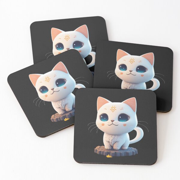 Item preview, Very Cute Cat Miaw Digital Chibi Art designed and sold by ChibiArtline.