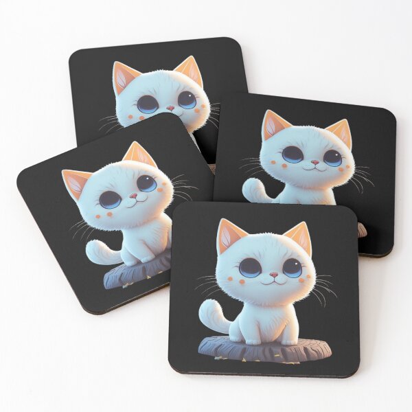 Item preview, Very Cute Cat Miaw Digital Chibi Art designed and sold by ChibiArtline.
