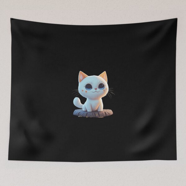 Item preview, Very Cute Cat Miaw Digital Chibi Art designed and sold by ChibiArtline.