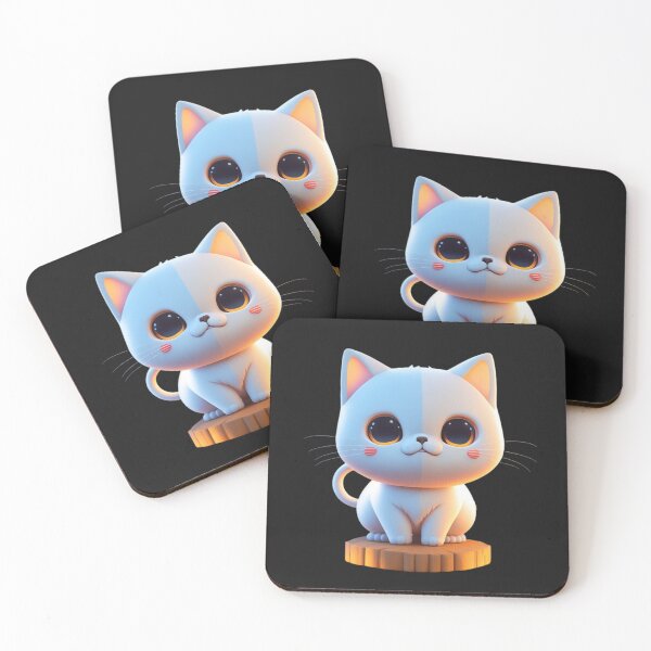 Item preview, Very Cute Cat Miaw Digital Chibi Art designed and sold by ChibiArtline.