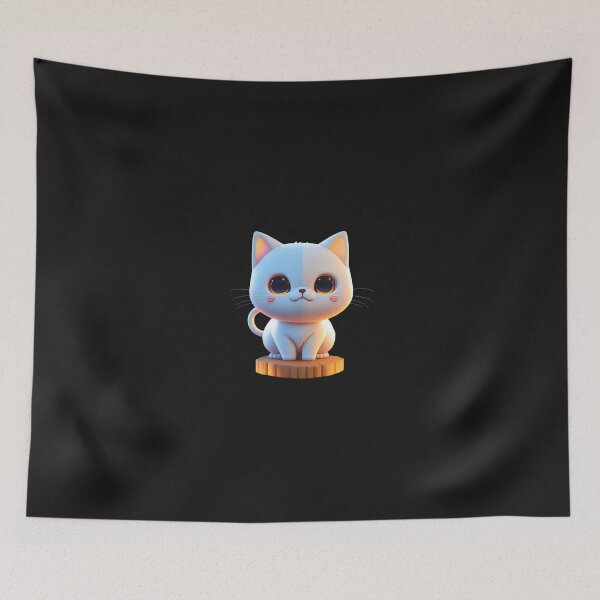 Item preview, Very Cute Cat Miaw Digital Chibi Art designed and sold by ChibiArtline.