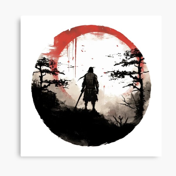 Streetwear Warrior Canvas Print Online Japanese Warrior Art, Robot Artwork  8x12 - Me By Me