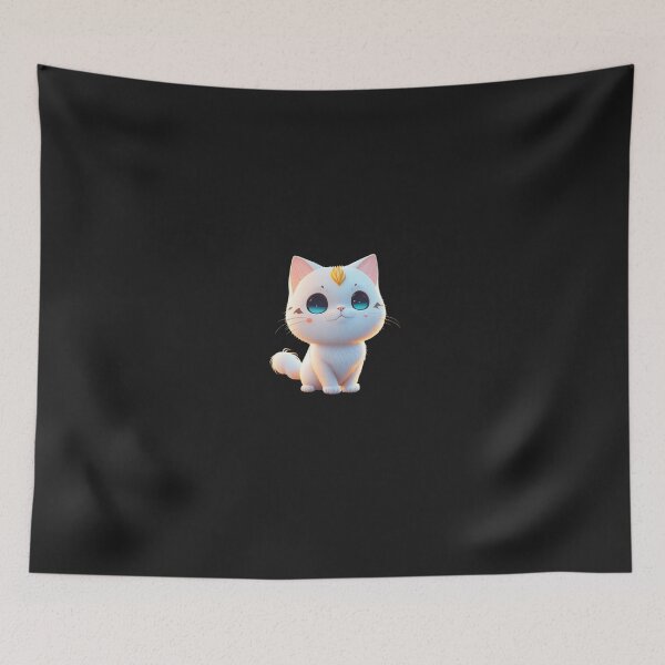 Item preview, Very Cute Cat Miaw Digital Chibi Art designed and sold by ChibiArtline.