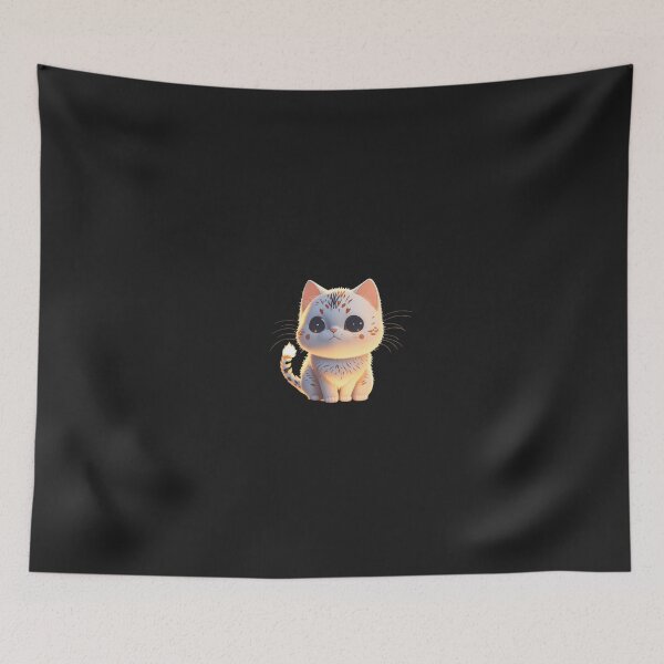 Item preview, Very Cute Cat Miaw Digital Chibi Art designed and sold by ChibiArtline.