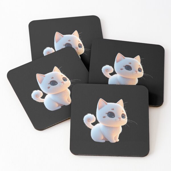 Item preview, Very Cute Cat Miaw Digital Chibi Art designed and sold by ChibiArtline.