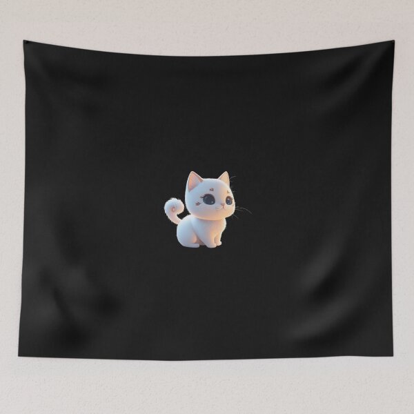 Item preview, Very Cute Cat Miaw Digital Chibi Art designed and sold by ChibiArtline.