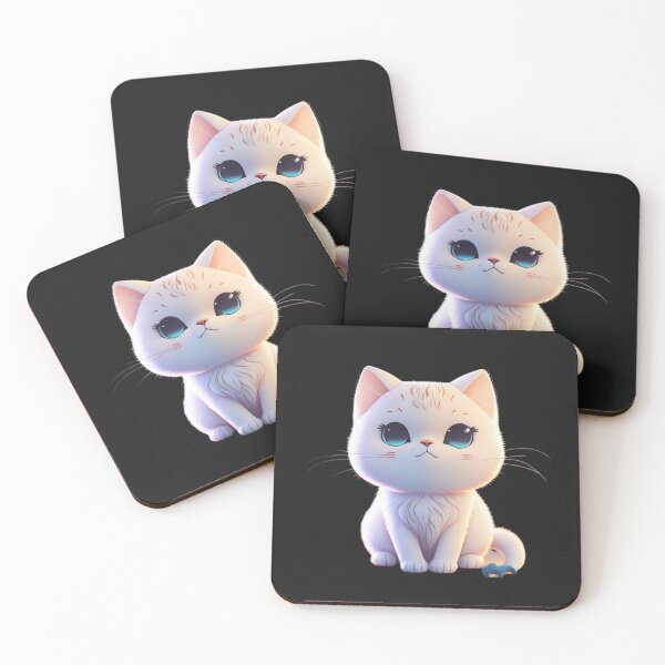 Item preview, Very Cute Cat Miaw Digital Chibi Art designed and sold by ChibiArtline.
