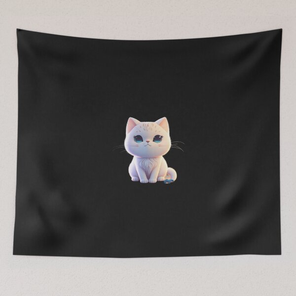 Item preview, Very Cute Cat Miaw Digital Chibi Art designed and sold by ChibiArtline.