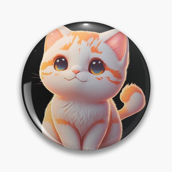 Item preview, Very Cute Cat Miaw Digital Chibi Art designed and sold by ChibiArtline.