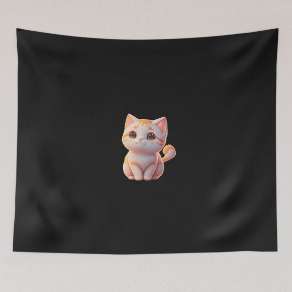 Item preview, Very Cute Cat Miaw Digital Chibi Art designed and sold by ChibiArtline.