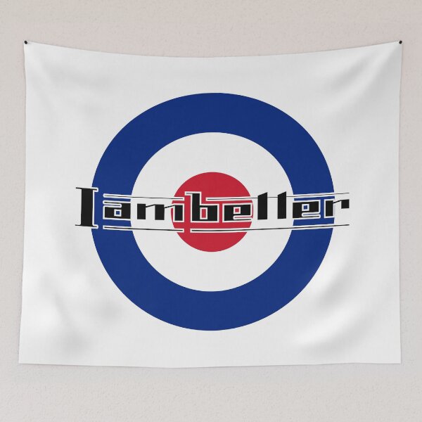 Item preview, Lambretta humorous logo with outline designed and sold by charlielloyd.