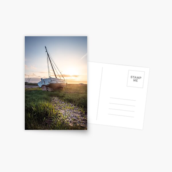 High and Dry at Heswall Shore  Postcard