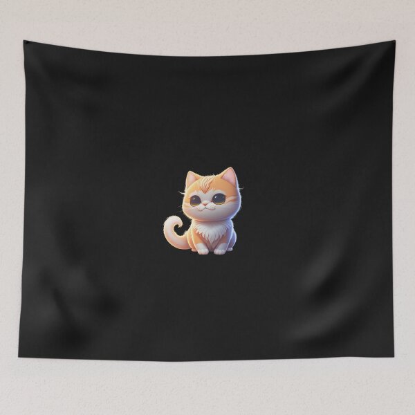 Item preview, Very Cute Cat Miaw Digital Chibi Art designed and sold by ChibiArtline.