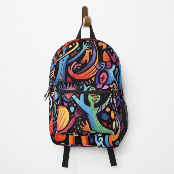 Item preview, Abstract Colorful Crowd People Art  designed and sold by JustArtDesign9.