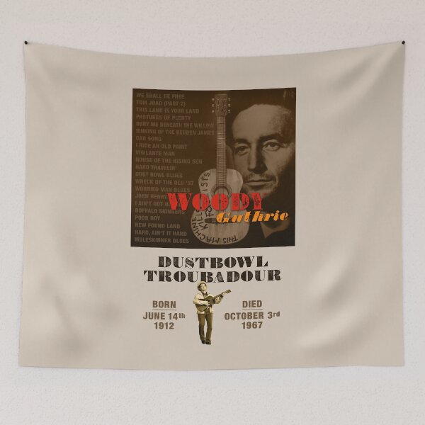 Item preview, Woody Guthrie - Dustbowl Troubadour designed and sold by TIGERDAVER.
