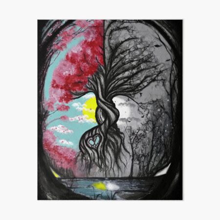 Tree of Life and Death Canvas Print